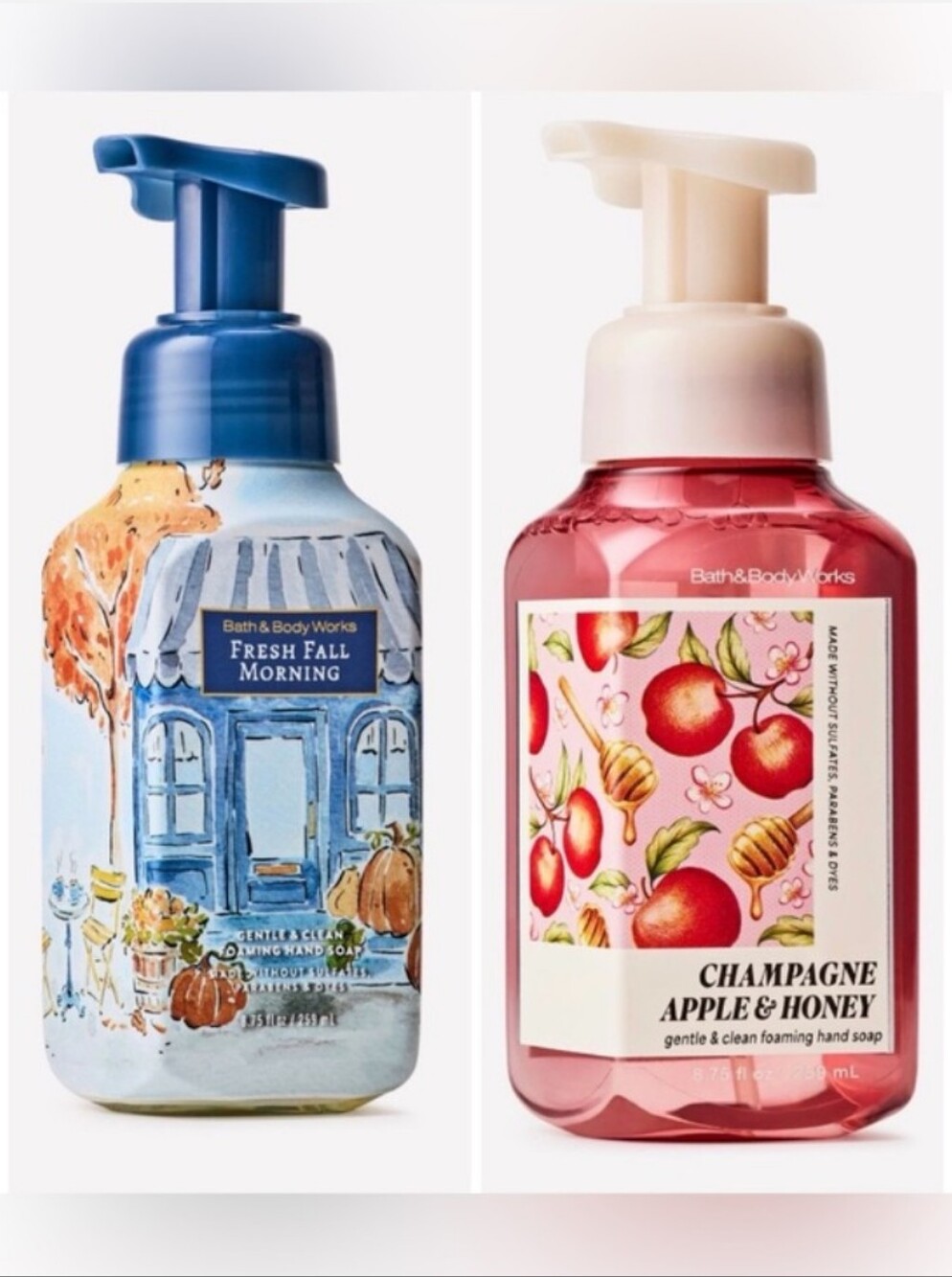Bath & Body Works-2pc Foaming Hand Soap-💙🩷